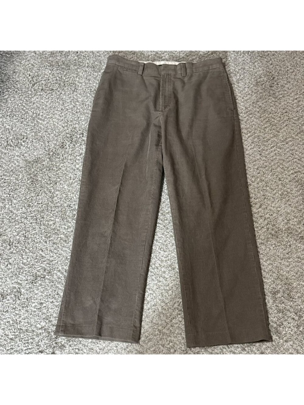 L.L.Bean Corduroy Pants Men's Size 33 x 26.5 Classic Fit Brown Casual Chinos
